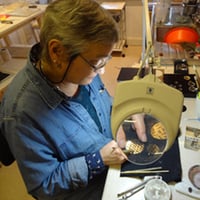 Frances Federer in studio