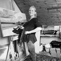 Hester Berry in the studio