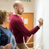 George Charman teaching at West Dean College of Arts and Conservation