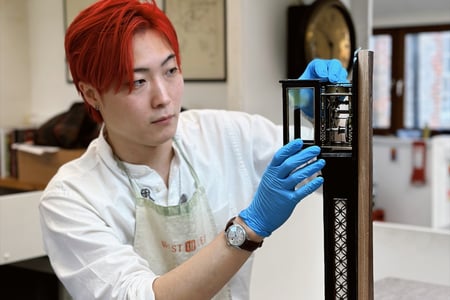 Japanese clock conservation project