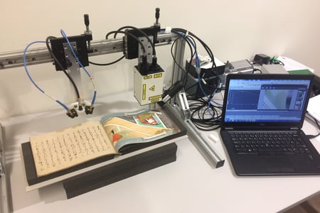 Figure 5.3: Durham combined FORS and Raman setup (© Kate Nicholson, Northumbria University).