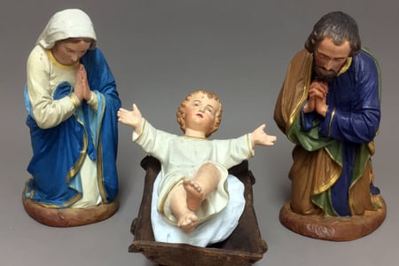 The Nativity scene. Photo credit: Andriani Maimaridou 