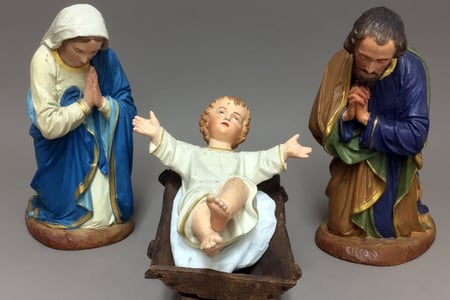 The Nativity scene. Photo credit: Andriani Maimaridou 