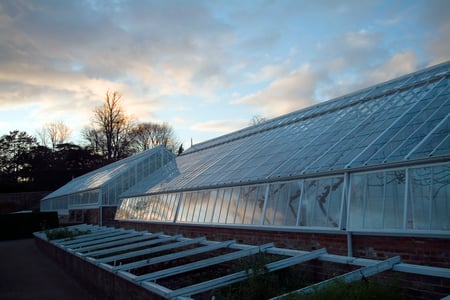 Glasshouse at West Dean Gardens West Sussex