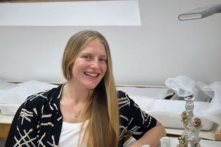 Lotte, Ceramic Conservation student