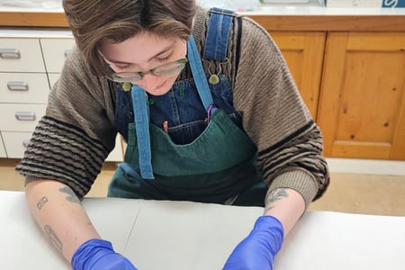 Salvador Dali and Edward James Tea Set Ceramics Conservation project at West Dean