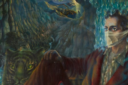 Carlyle Brown_Portrait of Edward James_1948_detail