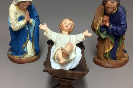 The Nativity scene. Photo credit: Andriani Maimaridou 