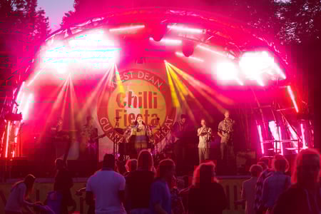 Evening entertainment at the Chilli Fiesta 2017 Image Credit Barney Poole