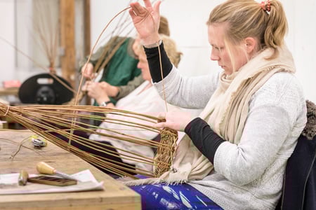Willow basketmaking with Mary Butcher