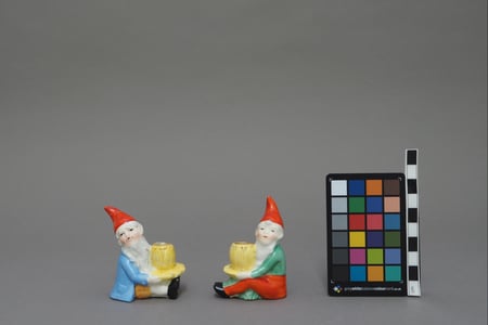 Figure 7: Images of the elf candle holders after treatment