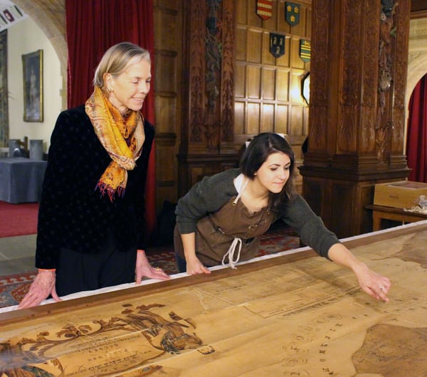 Edward James Foundation Alison Richmond with Leah Humenuck