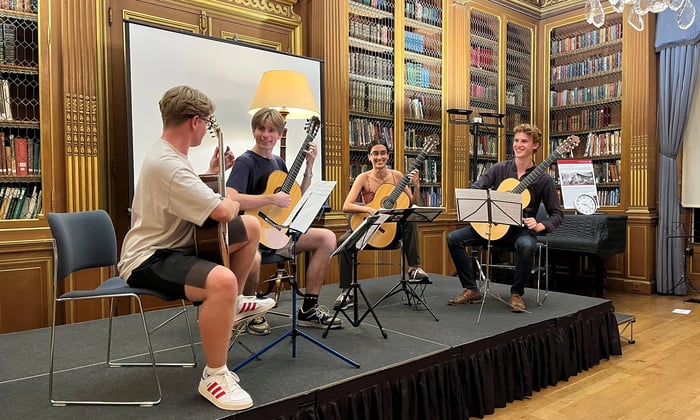 West Dean Guitar Festival bursary students