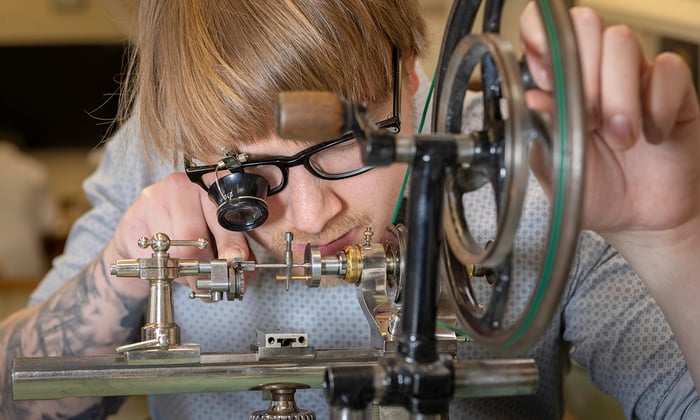 Conservation of Clocks at West Dean College Credit Chris Ison