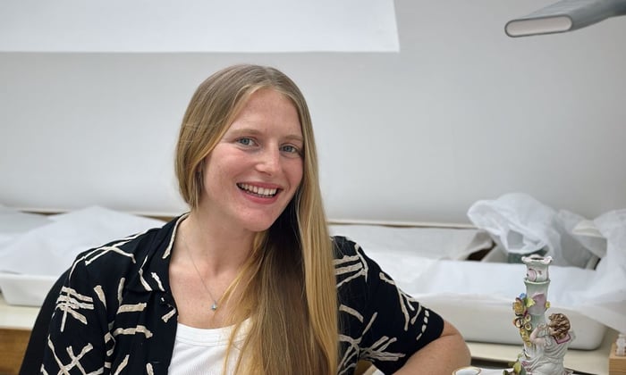 Lotte, Ceramic Conservation student