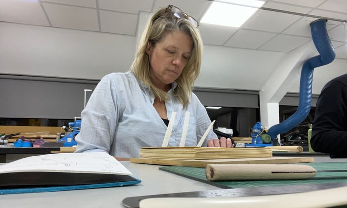 Marci, Book student on work placement