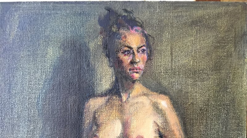 Zarah Drummond live painting in oils for beginners West Dean College 