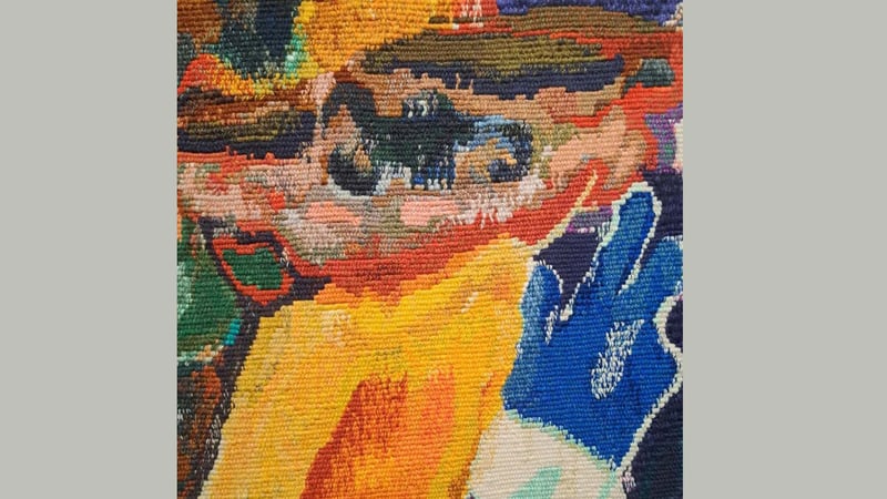 Michael Armitage tapestry detail