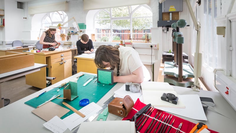 The Books workshop at West Dean College of Arts and Conservation