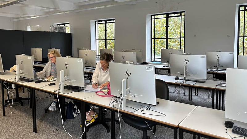 Dilke House computer suite, London 