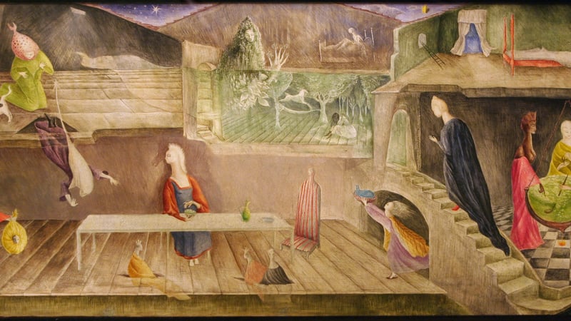 Leonora Carrington, The House Opposite, 1945. West Dean College of Arts and Conservation.