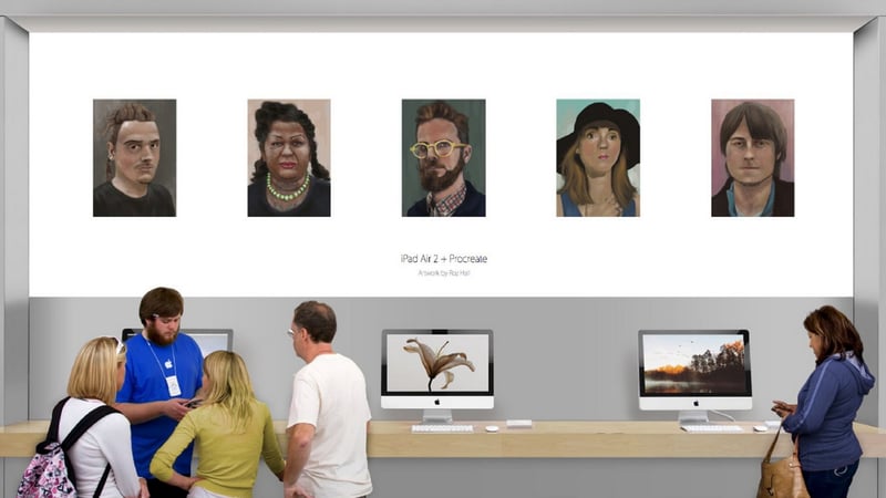 Roz Hall, Apple Store