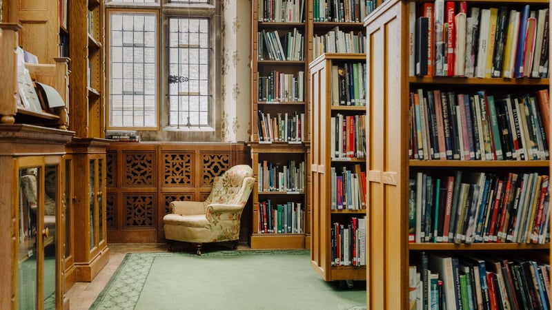 College library providing access to over 10,000 books, journals and DVDs.
