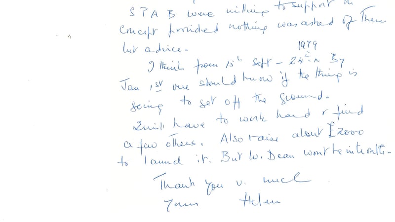 Letter dated 5th July 1978 from Helen Lowenthal to Noel Simon.