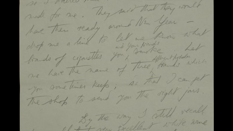 Edward James letter to George Grosz. Copyright: West Dean College, part of the Edward James Foundation