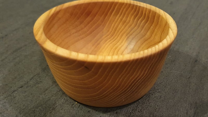 Wooden bowl, made by Dan Nicholson-Smith