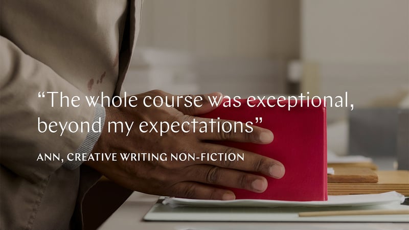 Review of creative writing short course at West Dean London
