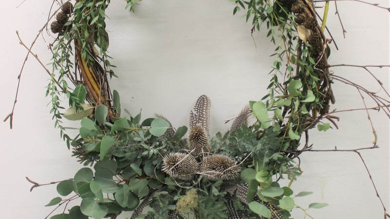 Contemporary Christmas decorations from foraged materials with Annie Guilfoyle