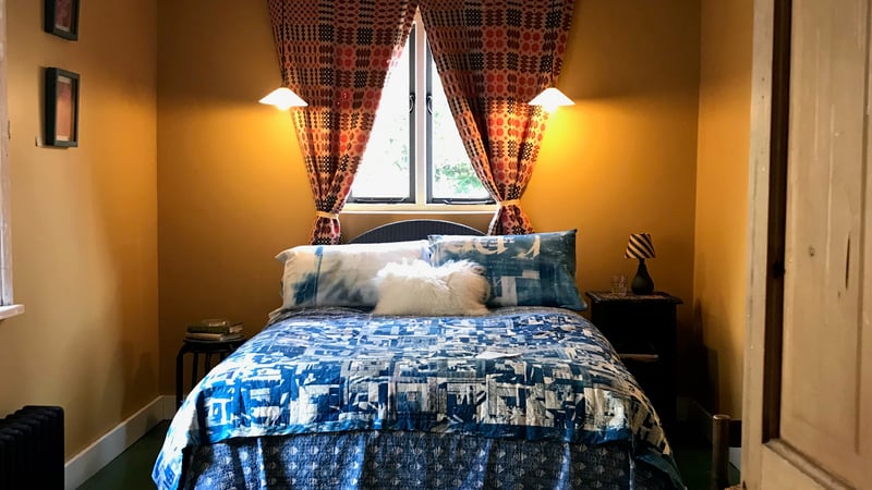 Law Quilt, pictured on display for the COMING IN exhibition.