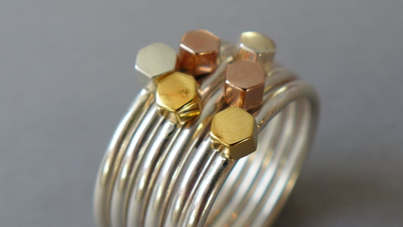 Silver rings - jewellery with Laila Smith