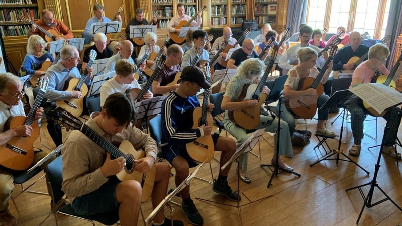 The Old Library used for a session during the Classical Guitar Festival