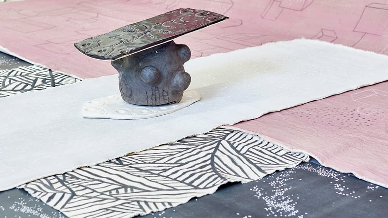 Agata Bogacka, interim MFA exhibition 2018. Photo by Barney Hindle.