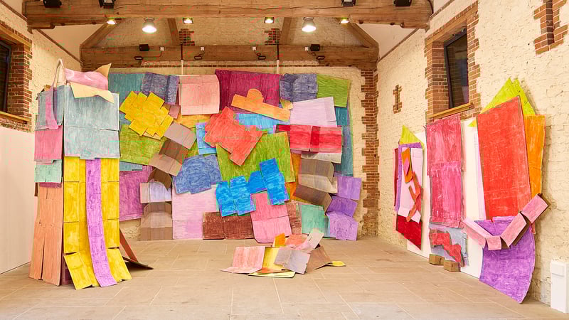 Jane McNair, Graduate Diploma exhibition 2018. Photo by Barney Hindle.