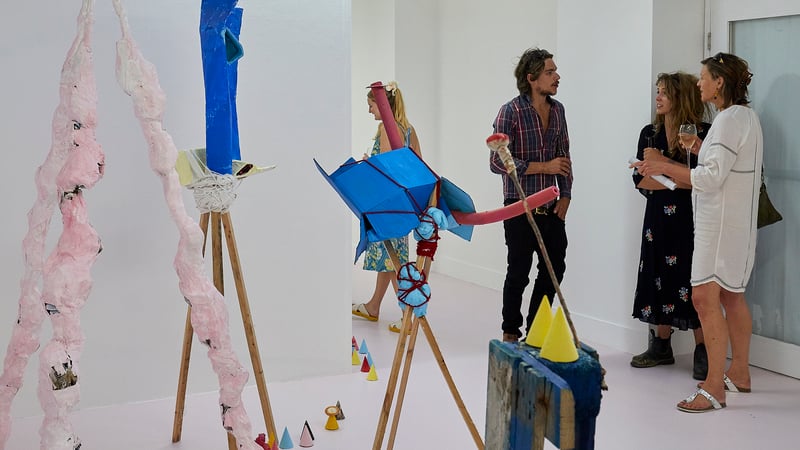 Chérie Lubbock's work at the Angel Cake preview. Photo by Barney Hindle. 