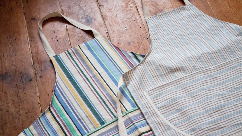 Ginny Farquhar and Alice Butcher apron 