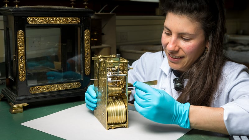 Horology Student at West Dean College of Arts and Conservation Credit Chris Ison