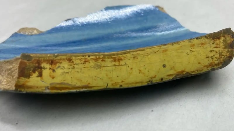 Figure 7: The rim after swabs of deionised water followed by acetone