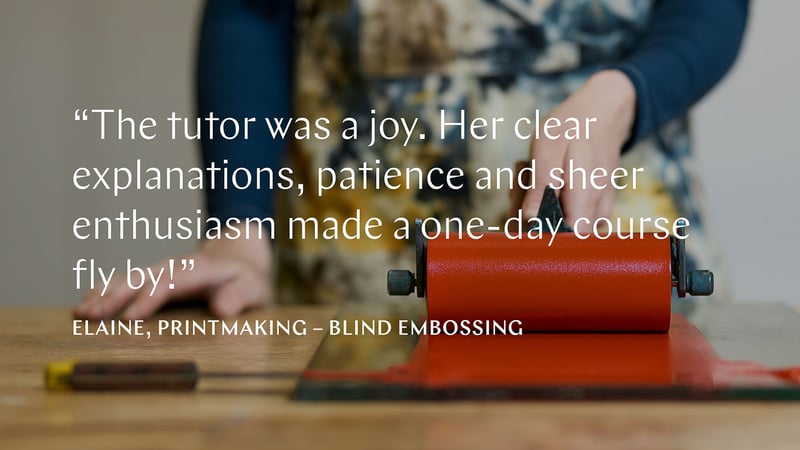 Review of printmaking course at West Dean London