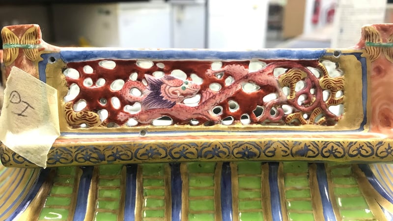 Final details and outline added with tiny brushes. 