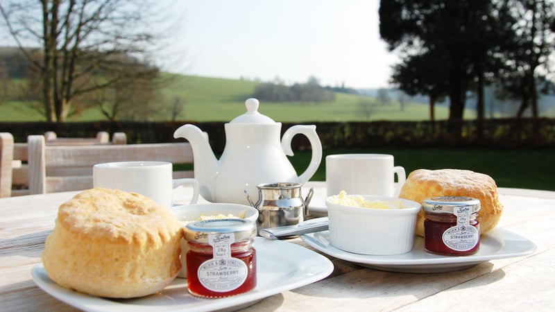 Delicious Cream Teas at West Dean Gardens West Sussex