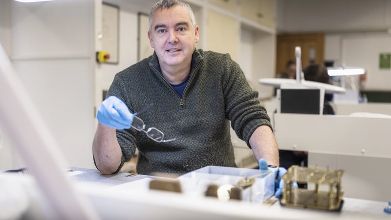 Tim Hughes, clocks tutor at West Dean College