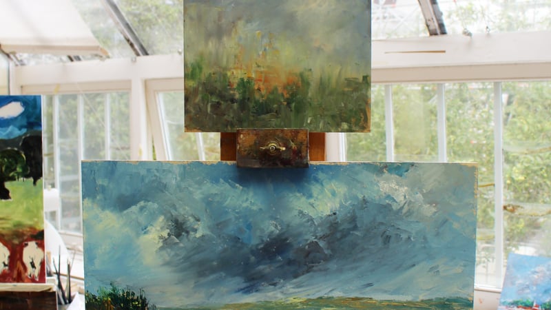 Landscape painting short courses at West Dean College.