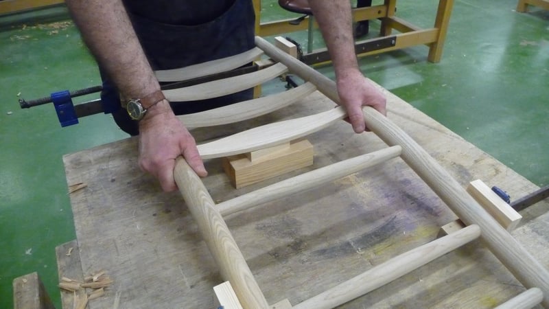 Phil Shipley Ladderback construction