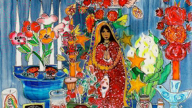 West Dean College Mexican Week my mexican shrine by Hilary Simon