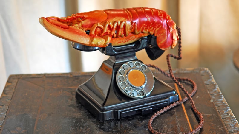 The Lobster Telephone by Salvador Dali, part of the Edward James Collection