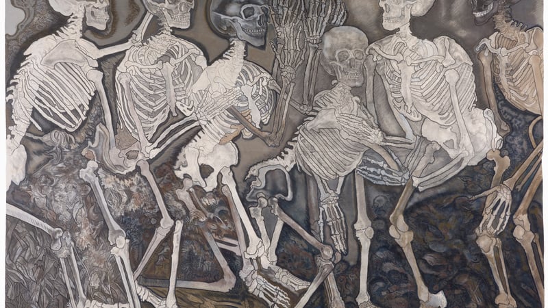 'A Battle of Skeletons', by Glenn Sujo